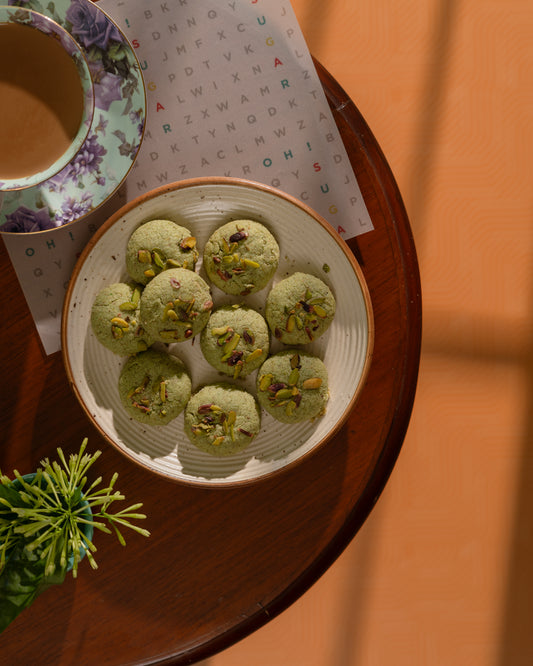 Pistachio Naan Khatai