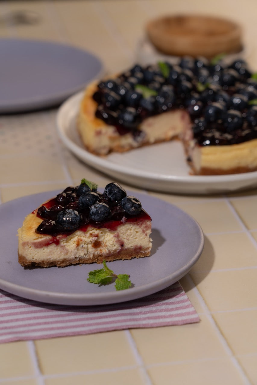 Blueberry cheesecake