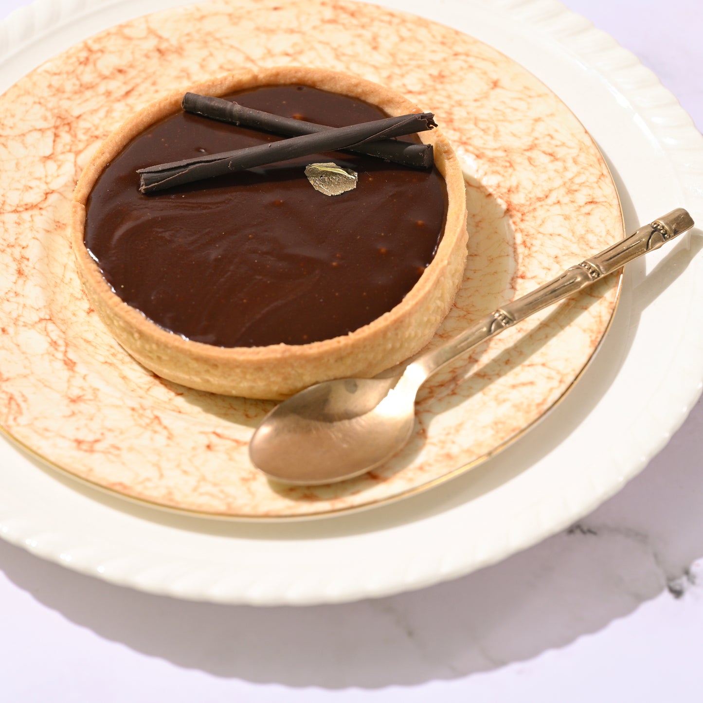 Biscoff Chocolate Tart