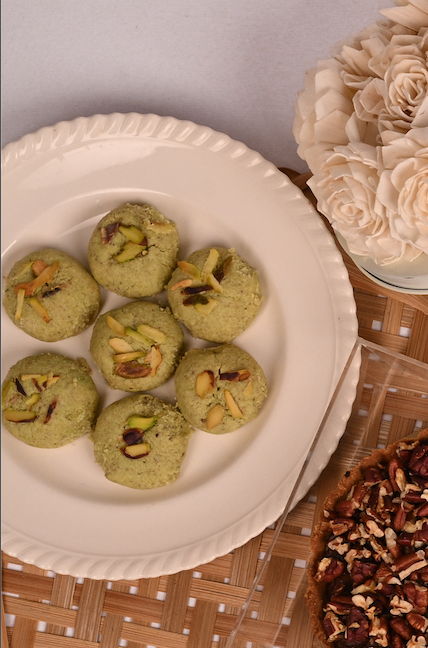 Pistachio Melting cookies - Floral Box