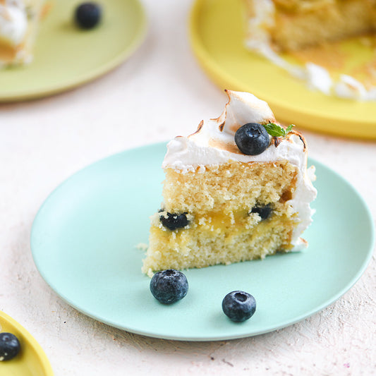 Lemon Meringue & Blueberry Cake